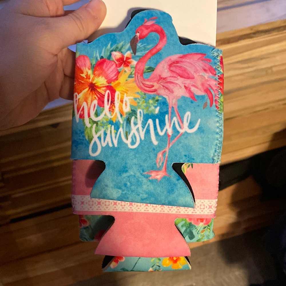 Three summer drinking sleeves never been used. Still in the pack.